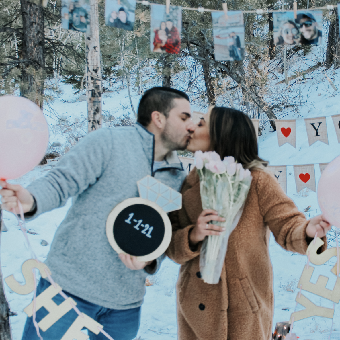 When she said "yes!"