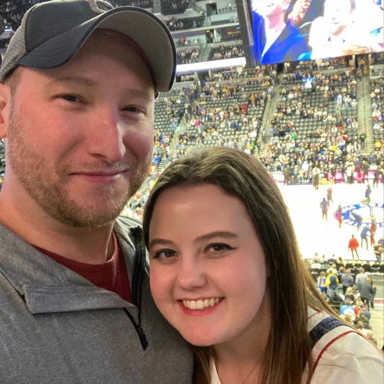 Amanda introduced Kyle to the wonderful basketball world and now one of their favorite dates is going to a Denver Nuggets Game.