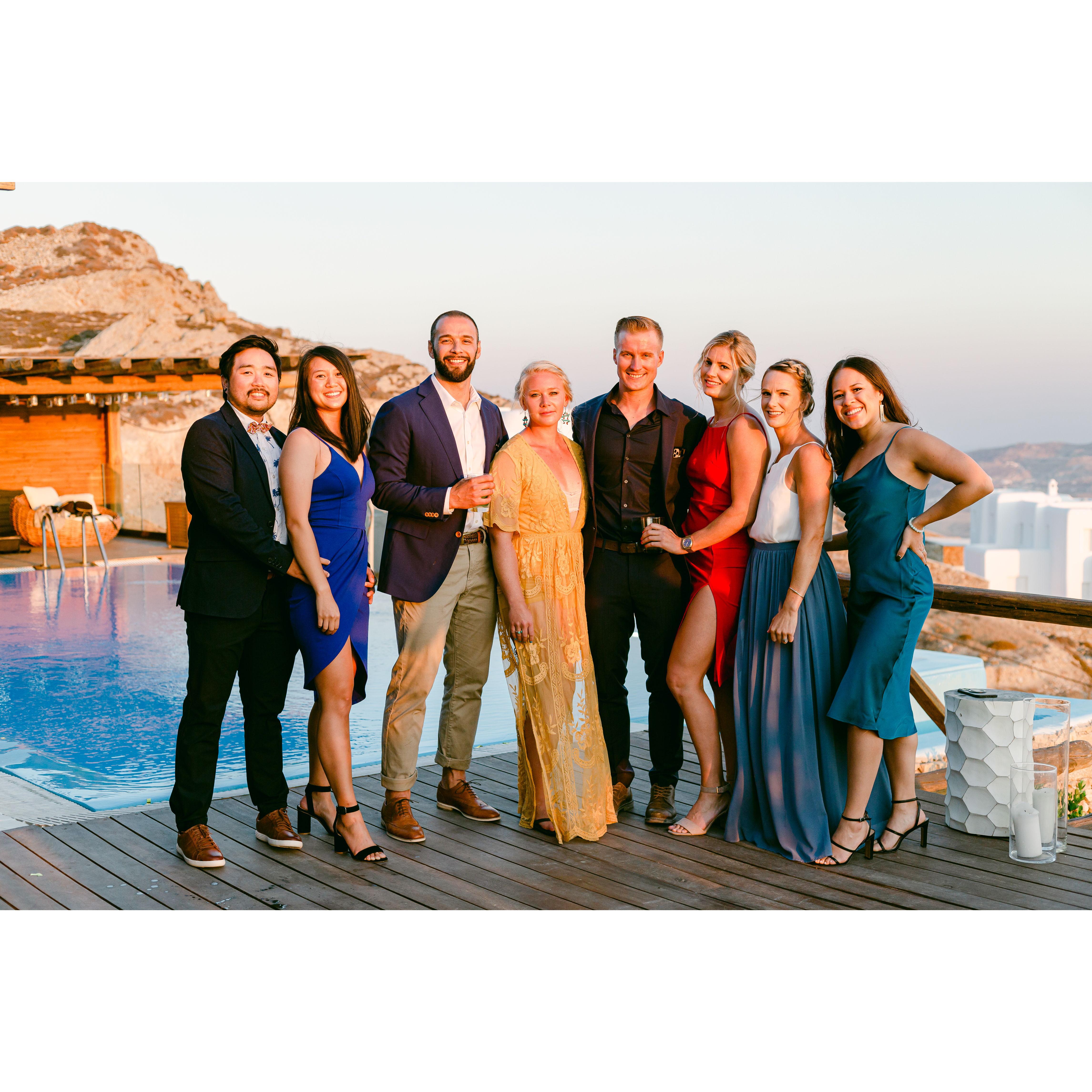 Friend in Mykonos, Greece.