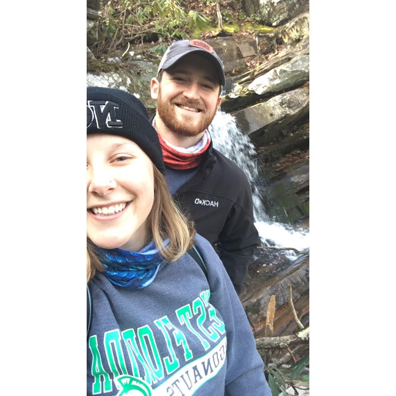 Hiking at Hanging Rock (January 2020)