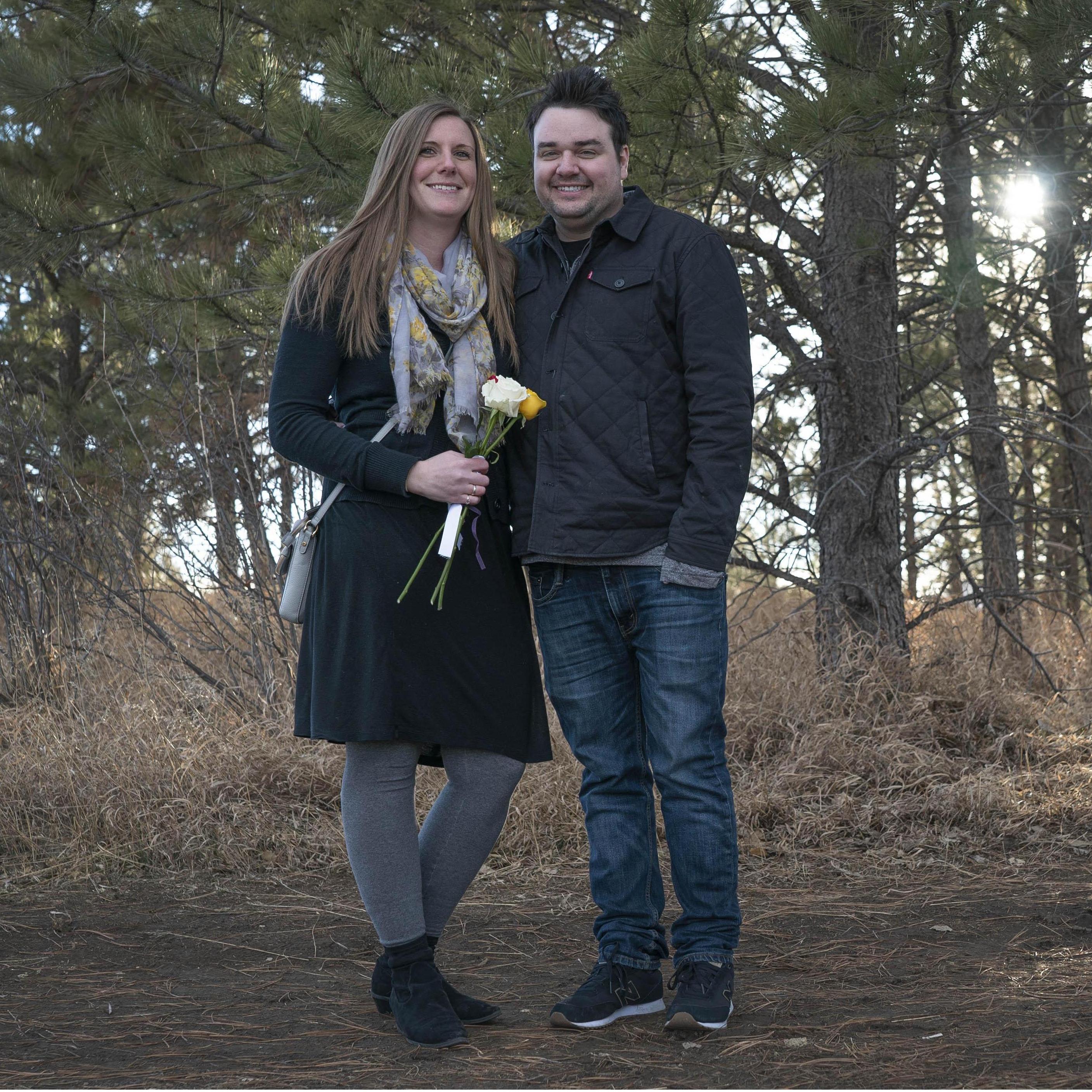 David took some pics during and after the proposal. Thanks David!