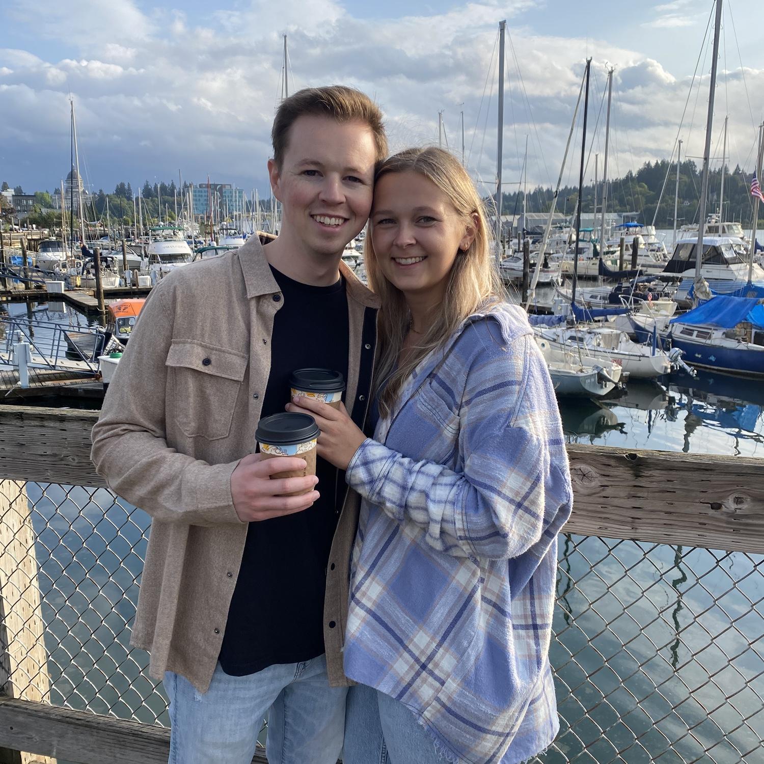 Showing Ty around Kaitlyn's hometown, Olympia