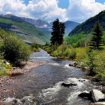 Biking Along the Gore Creek Trail