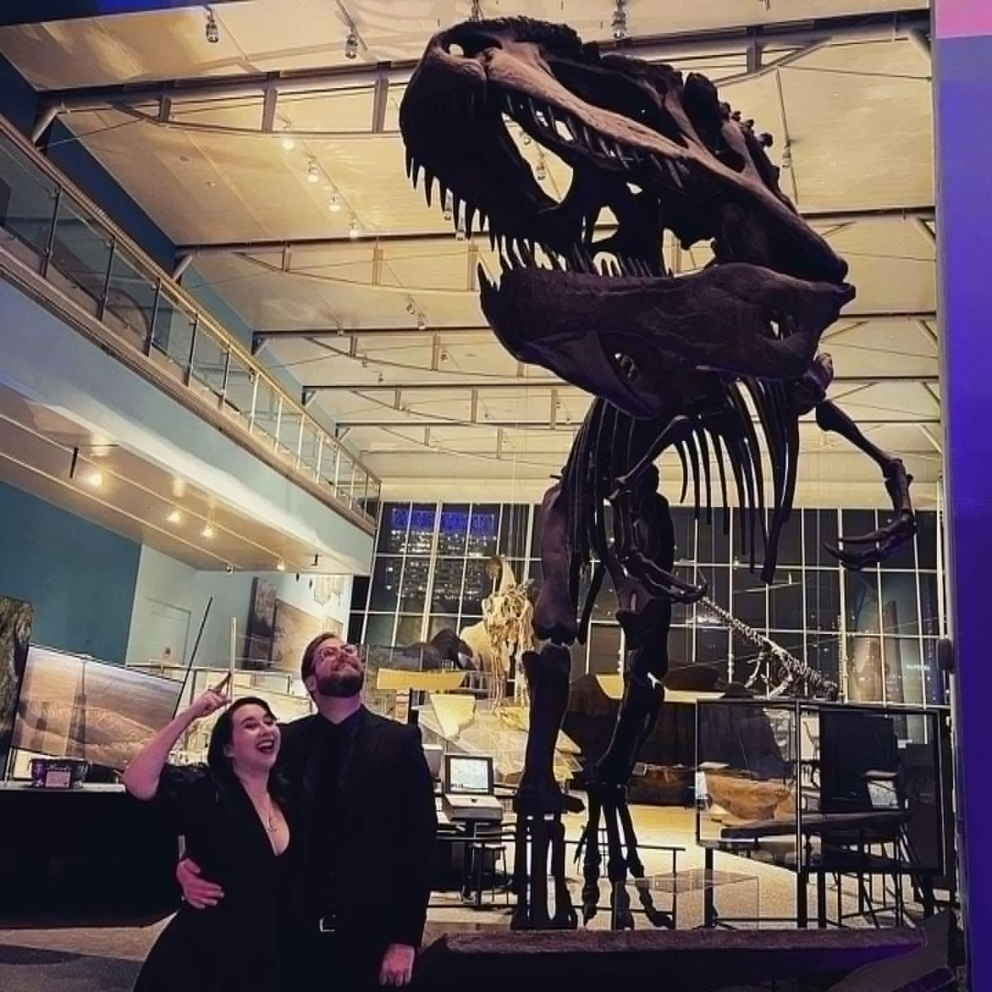 Our lovely friends amazing wedding at the Baltimore Science Center.
