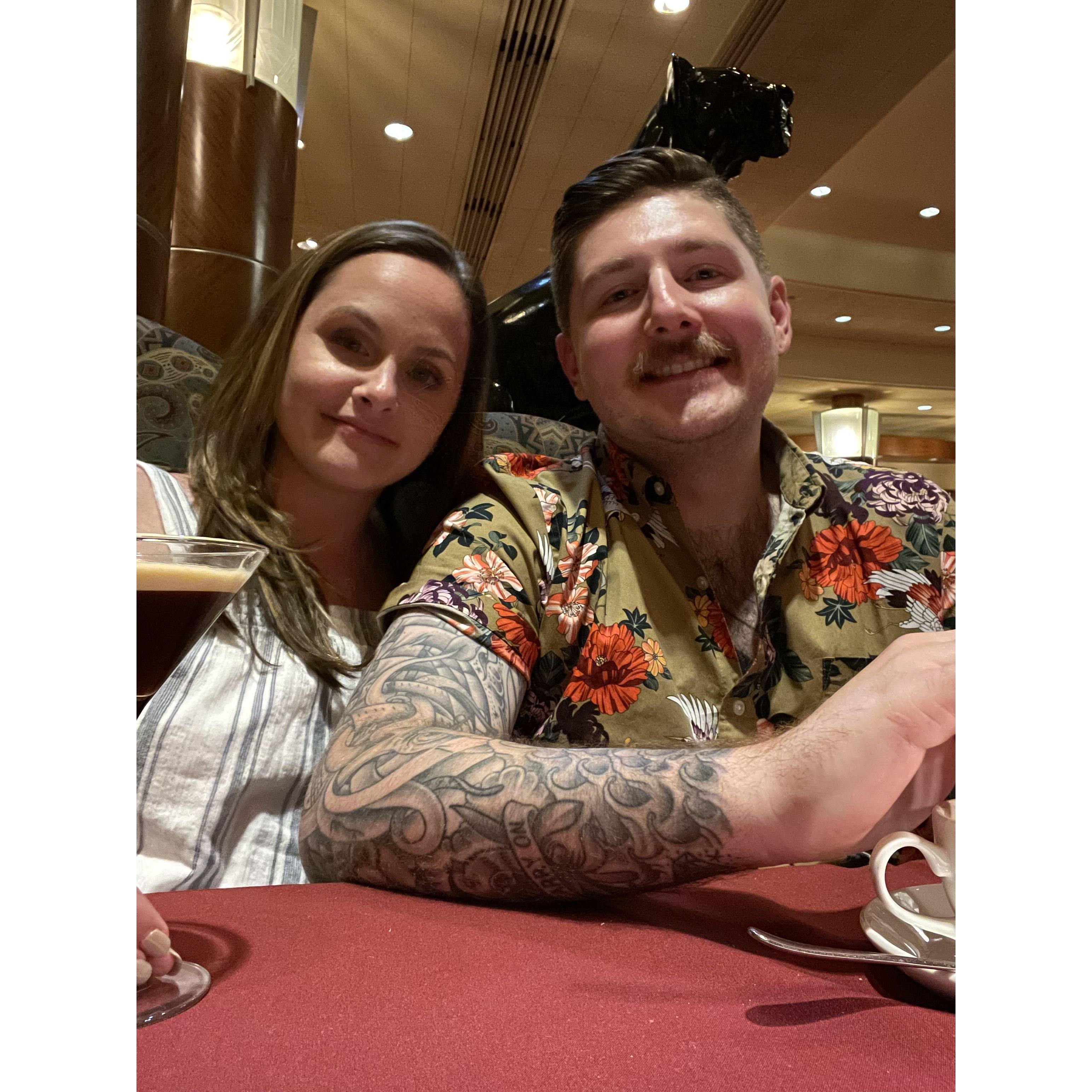 Las Vegas for Taylor's 30th birthday.