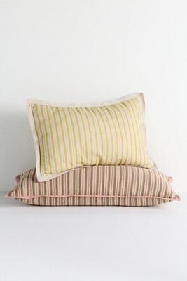 Emmett Cotton Printed Stripe Pillow
