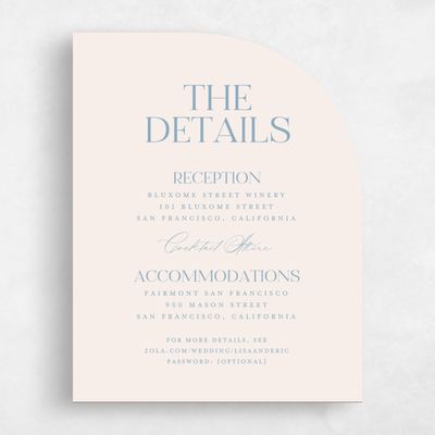 Dusty Blue Wedding Enclosure - Menton