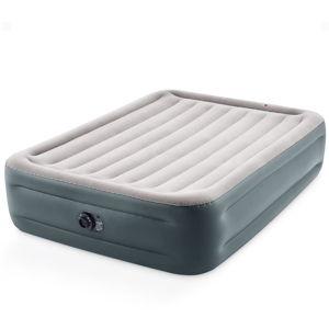 Intex Dura Beam Essential Rest Blow Up Queen Mattress Air Bed with Built In Pump
