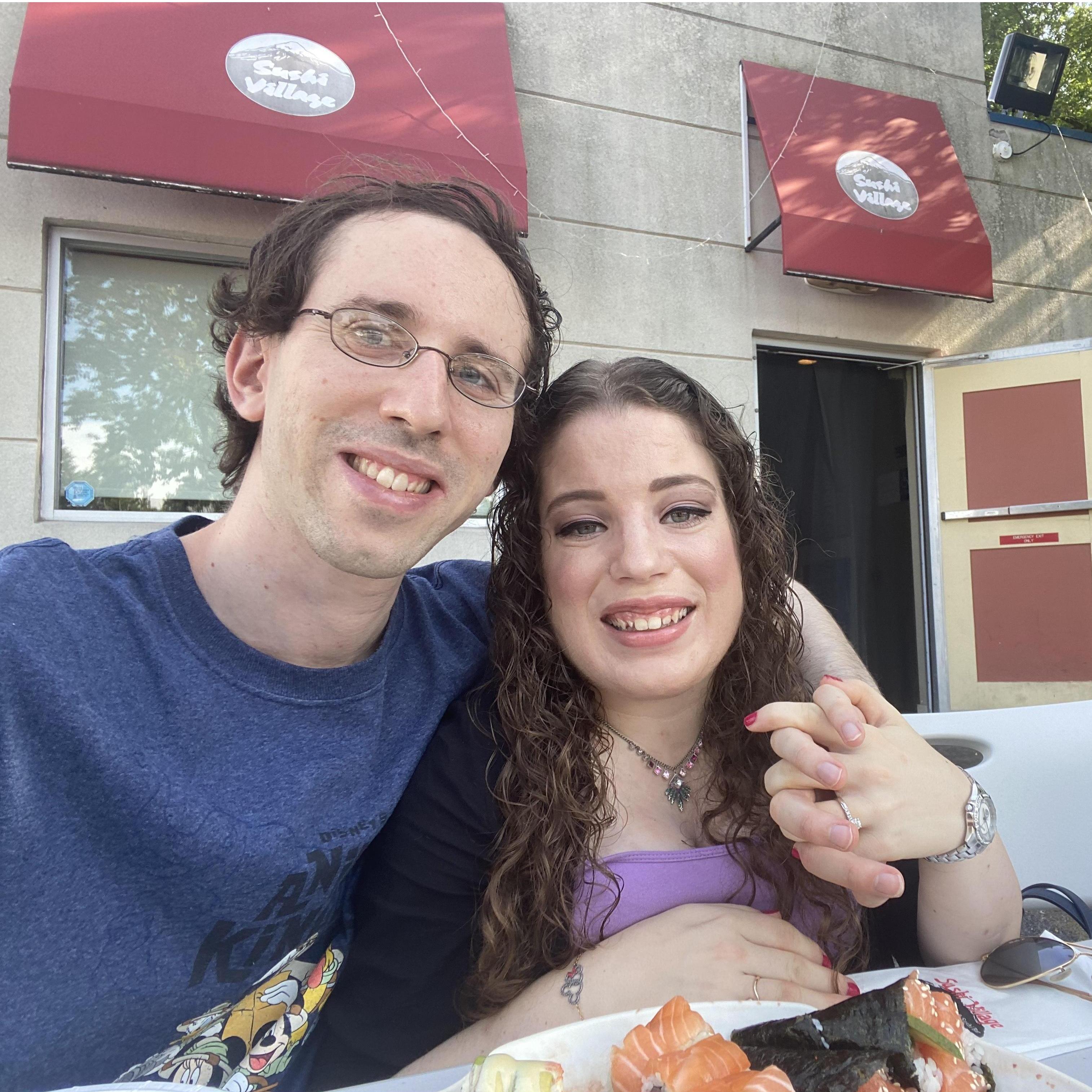 Celebrating four years together, and one year engaged.
July 23, 2020