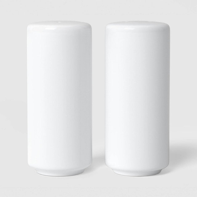 Ceramic Salt and Pepper Shakers Stella White - Threshold™