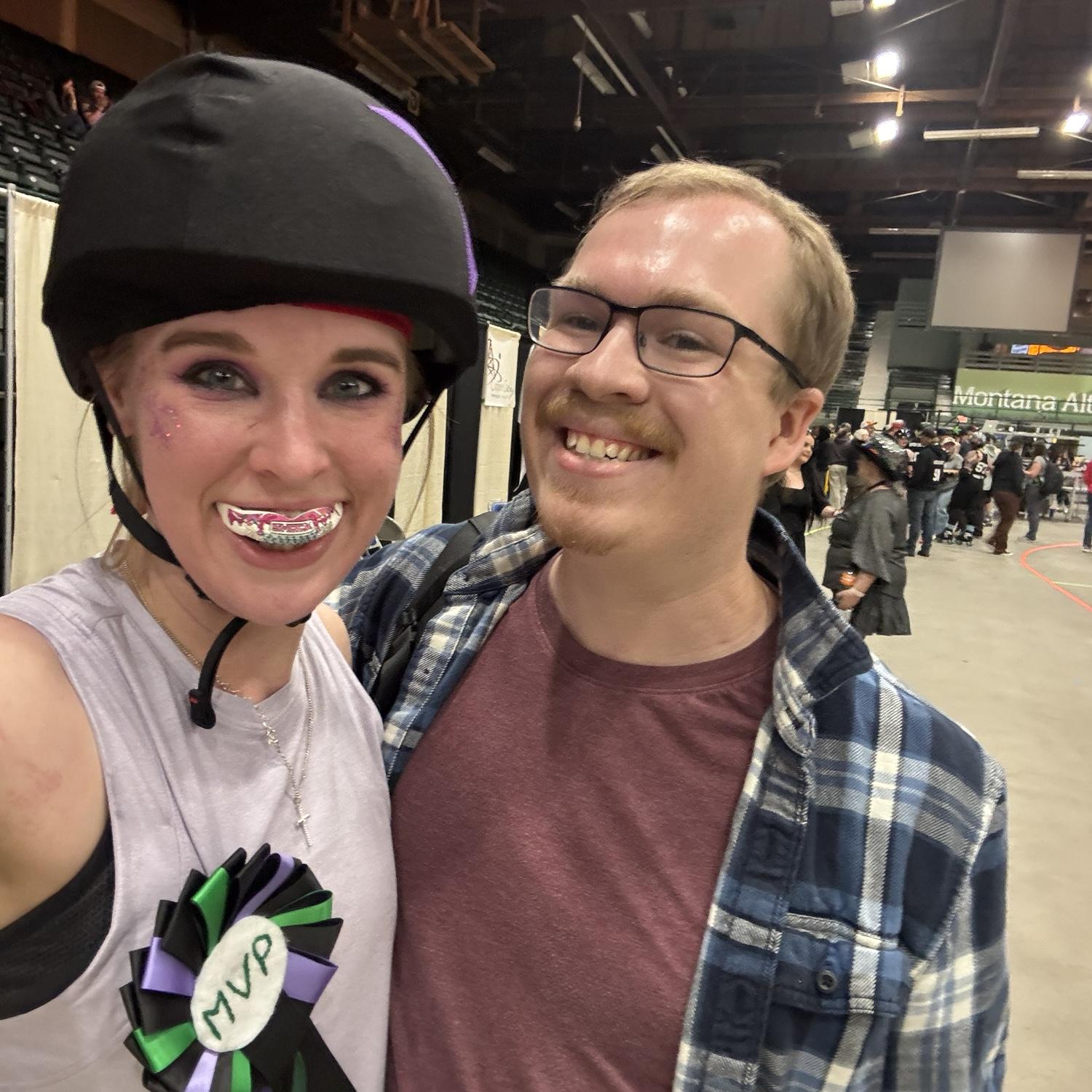 First roller derby game of the season