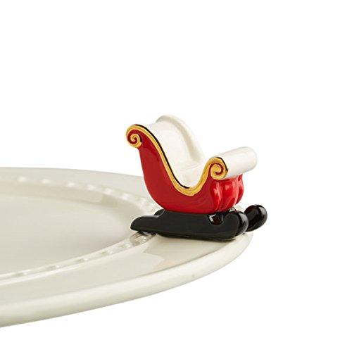Nora Fleming Hand-Painted Mini: Sleigh Bells Ring (Sleigh) A198