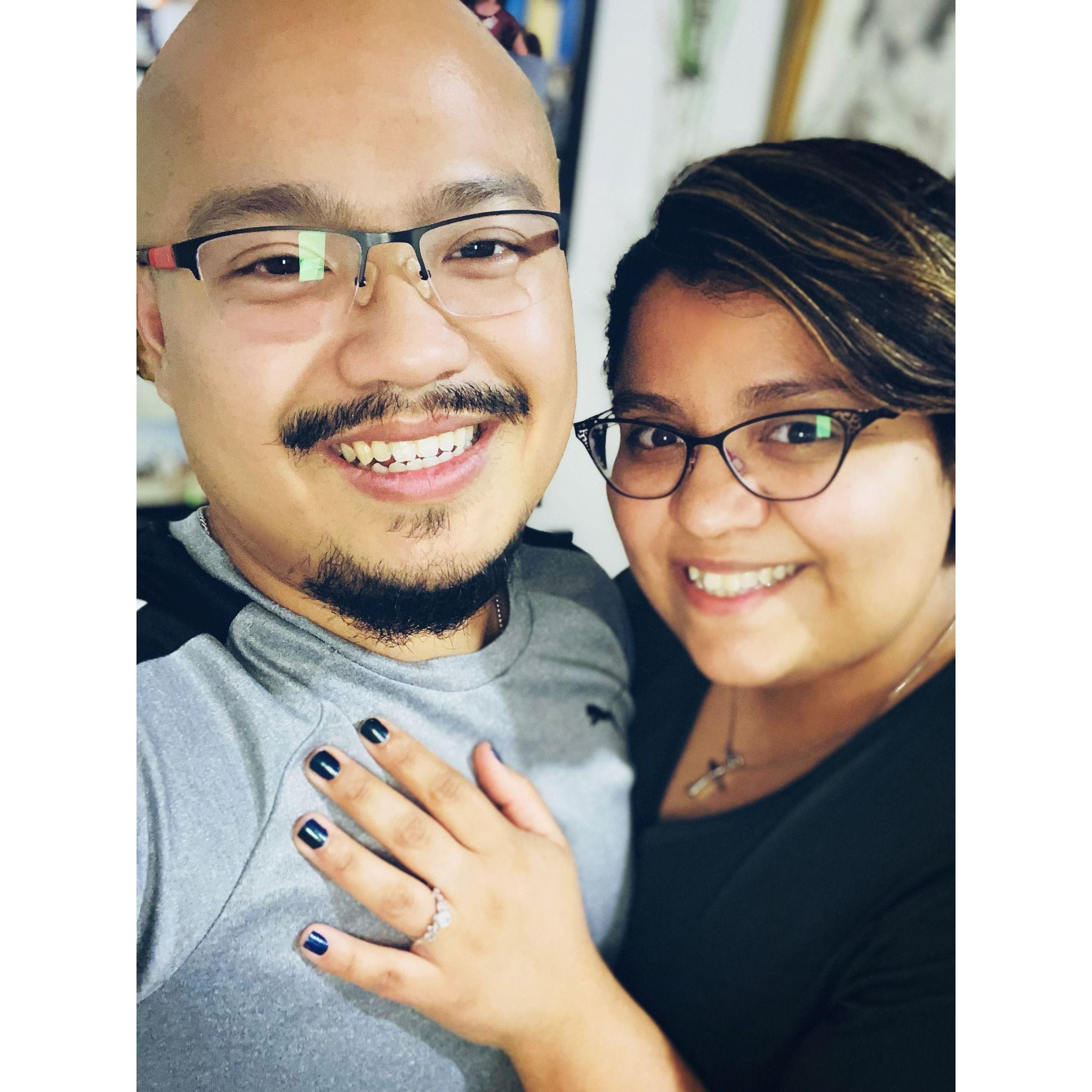 The day he asked me to be part of his life forever! Our Engagement <3