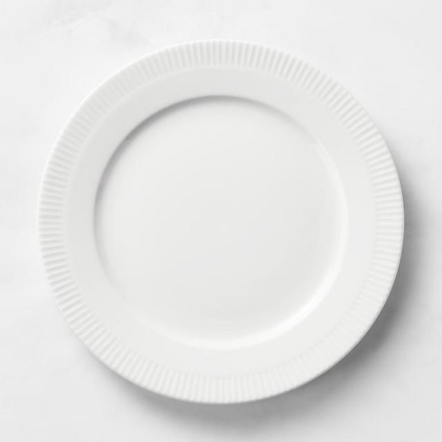 Pillivuyt Eclectique Porcelain Dinner Plates, Set of 8, White