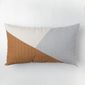 Terracotta Block Lumbar Pillow