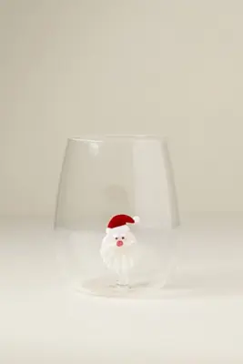 Jolly Icon Stemless Wine Glass