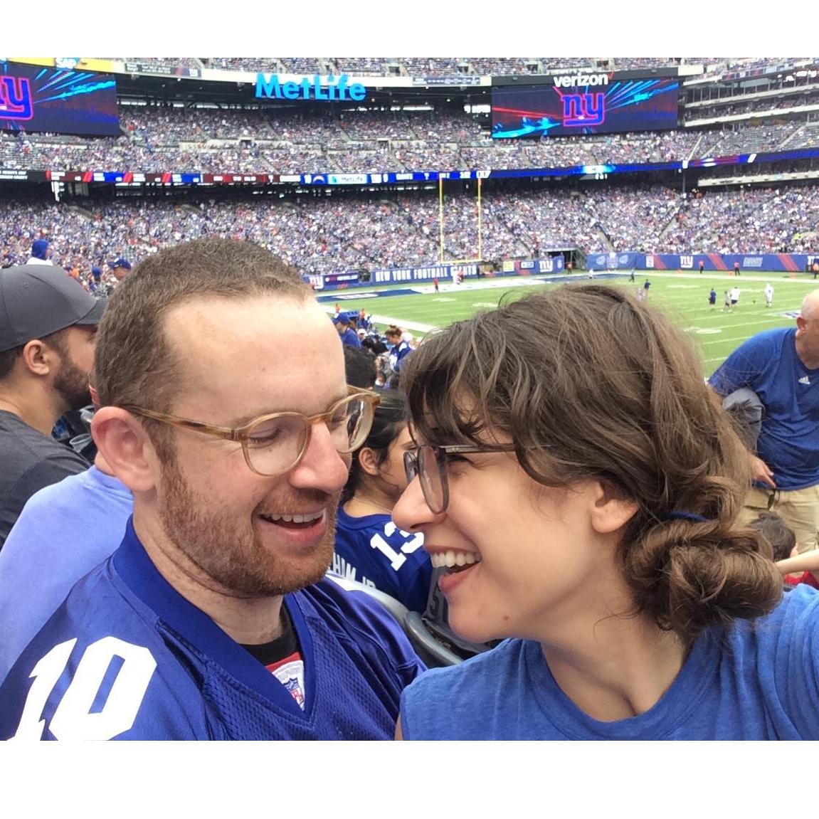 First family Giants game, 2017