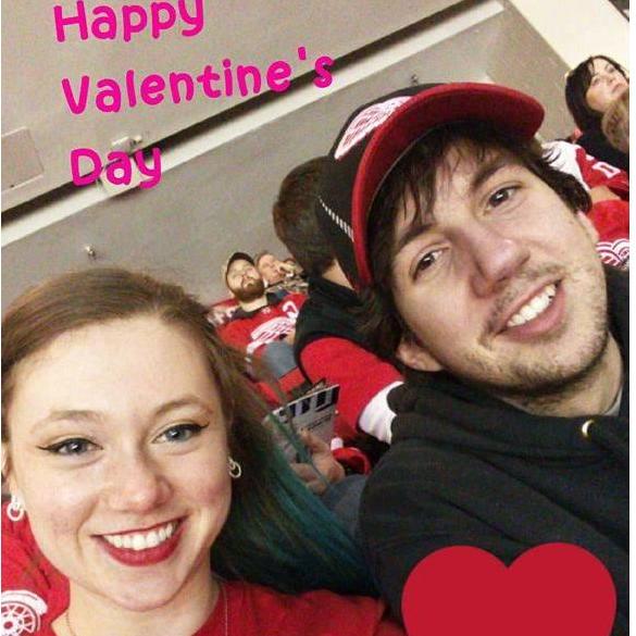 Our first Valentines day! This was also the day that was decided we were dating.