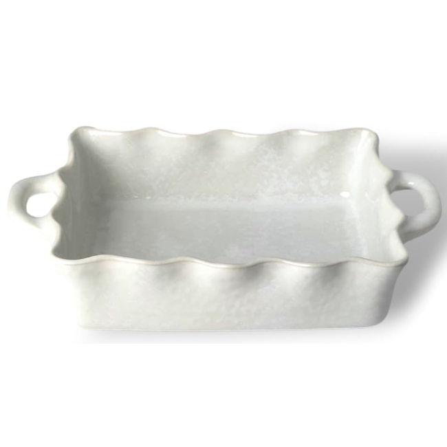 Carmel Ceramica
Cozina White Ruffled Baker