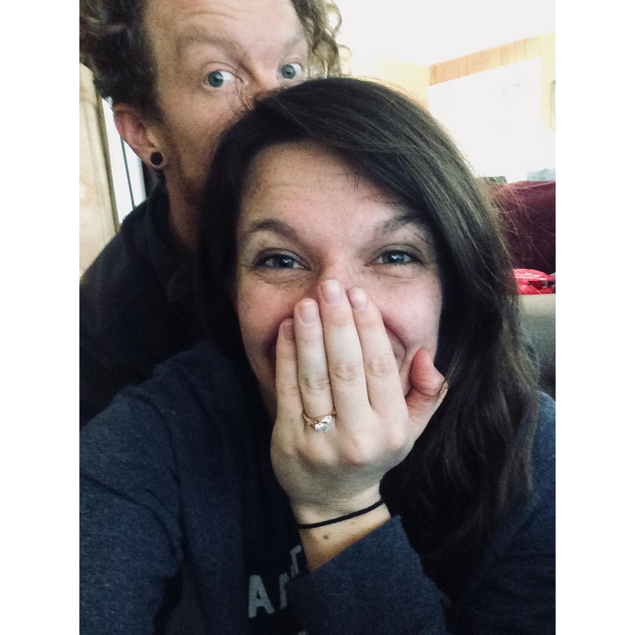 Our Christmas Engagement!