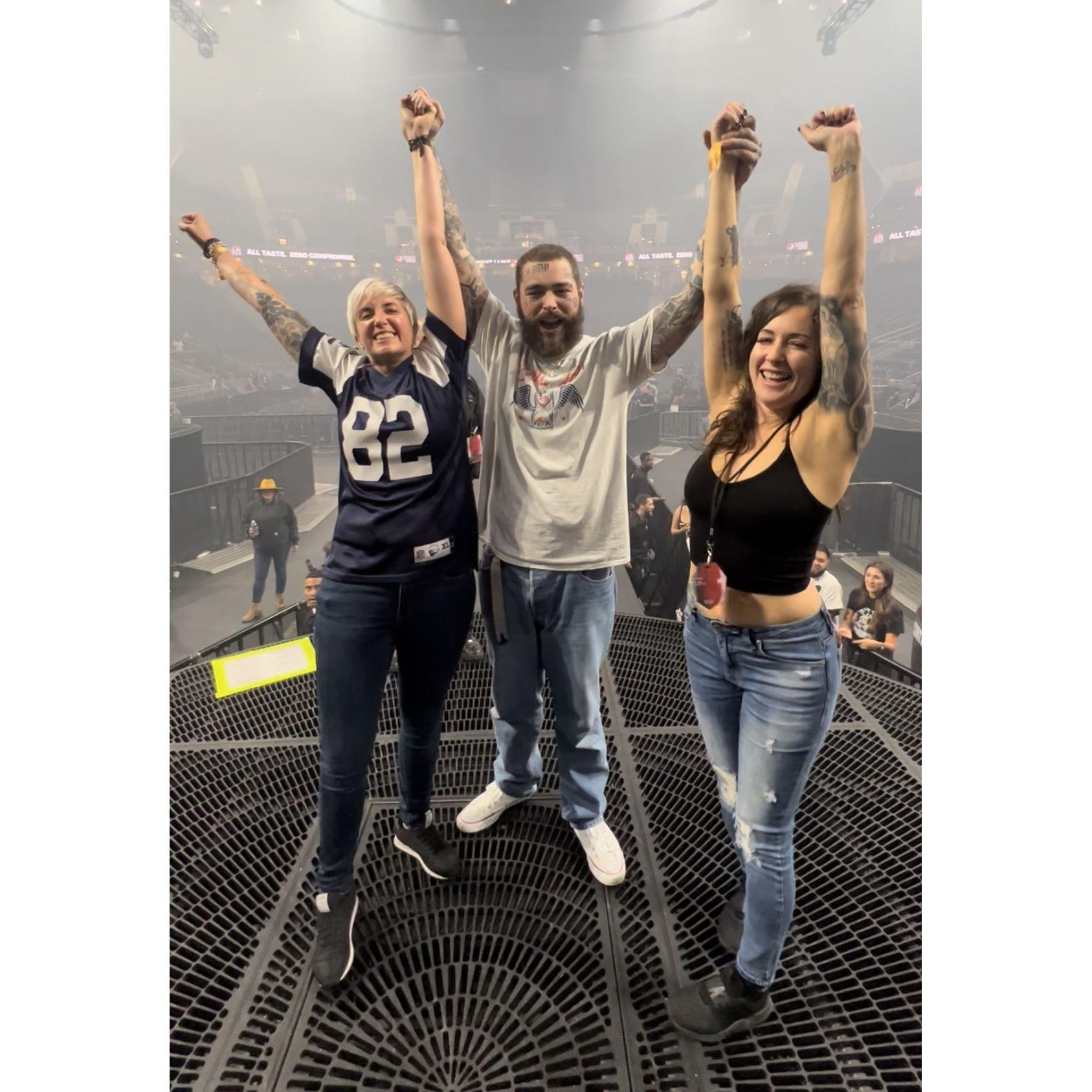 11/5: Post Malone "officiated" our first "wedding" on stage after his concert at Climate Pledge arena.