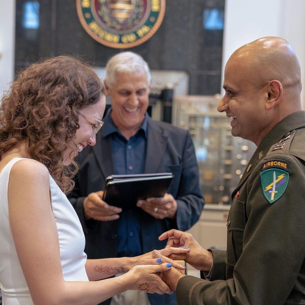 June 17, 2024: We said "I do" in Perkasie Borough Hall
