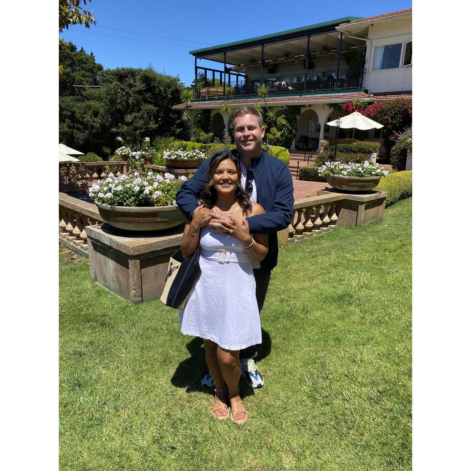 July 2024 during our tour of the venue! We instantly knew this is where we wanted to get married and celebrate