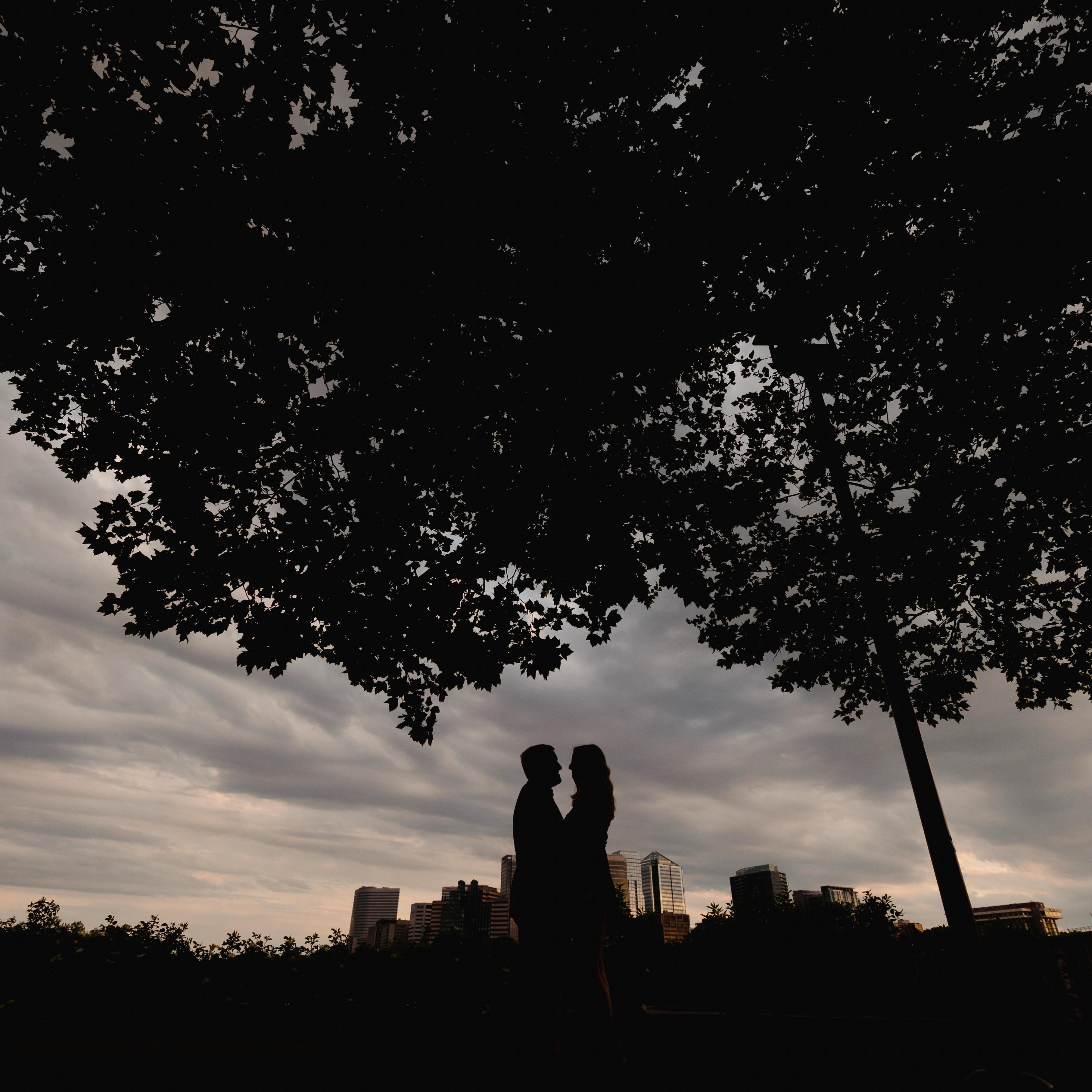 Taken in Georgetown with the downtown DC skyline in the background.