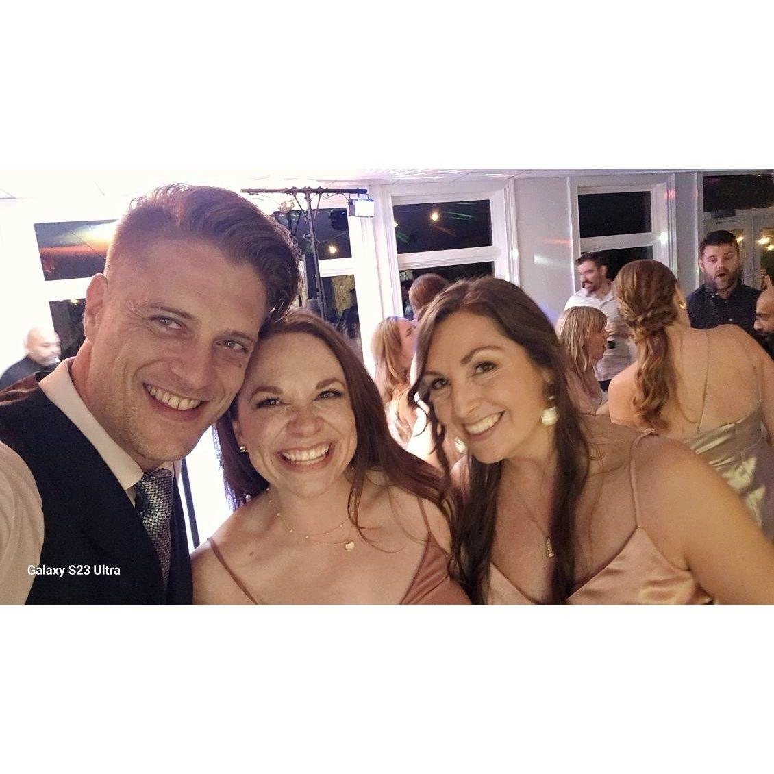 friends at Hil and Joes's wedding in VA