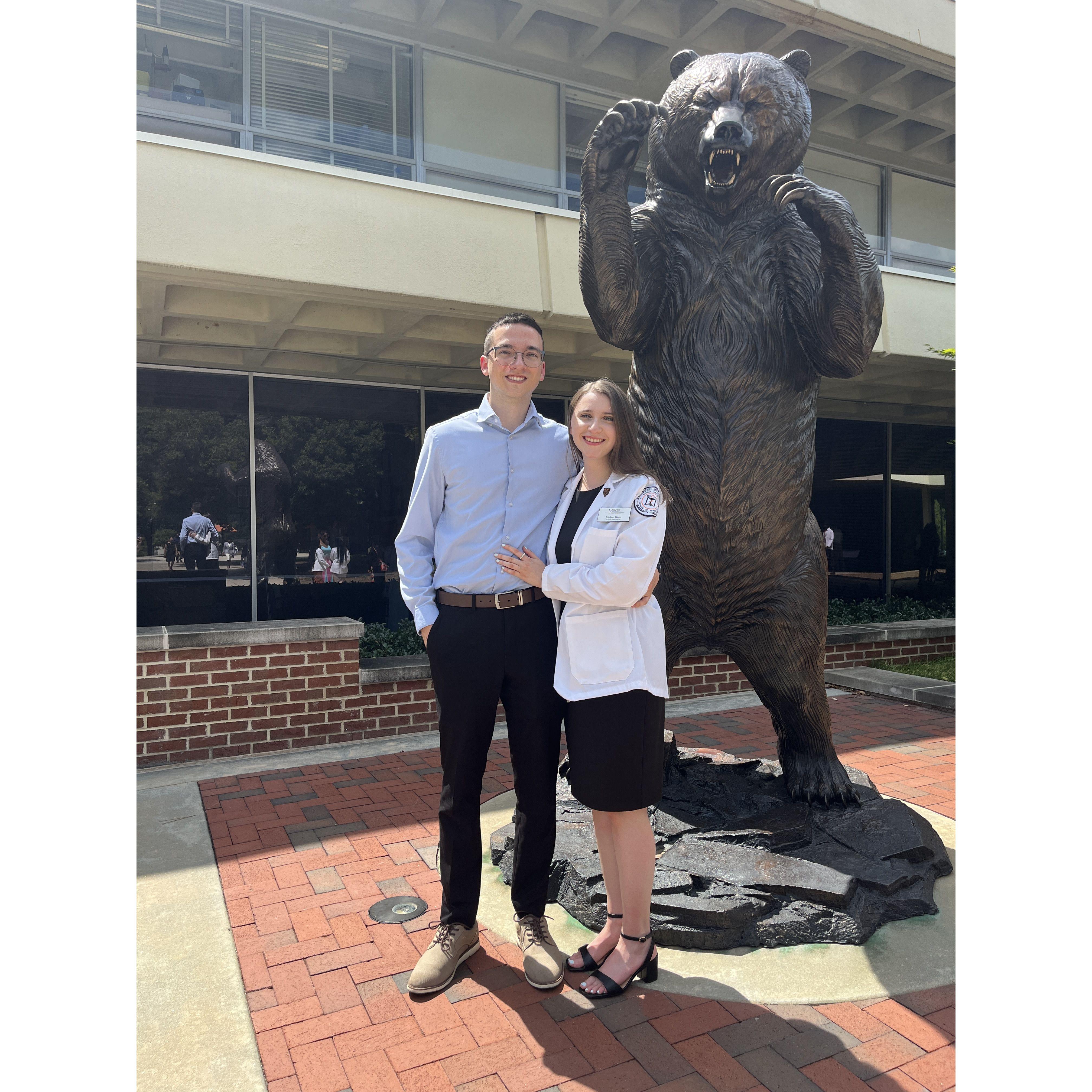 Miriam's white coat ceremony for pharmacy school.