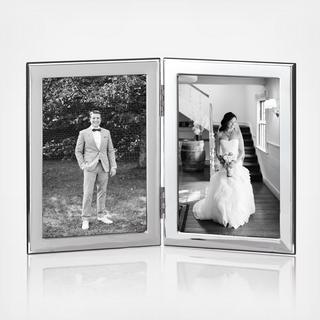 King and Queen Sterling Silver Frame