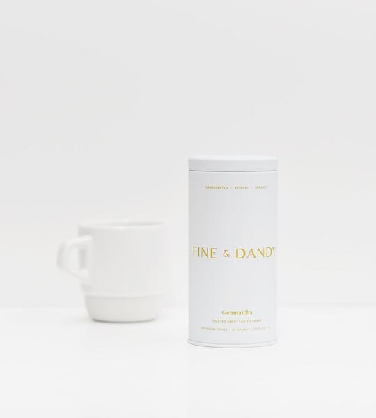 Fine & Dandy | Tea Tin | Organic Genmaicha Tea