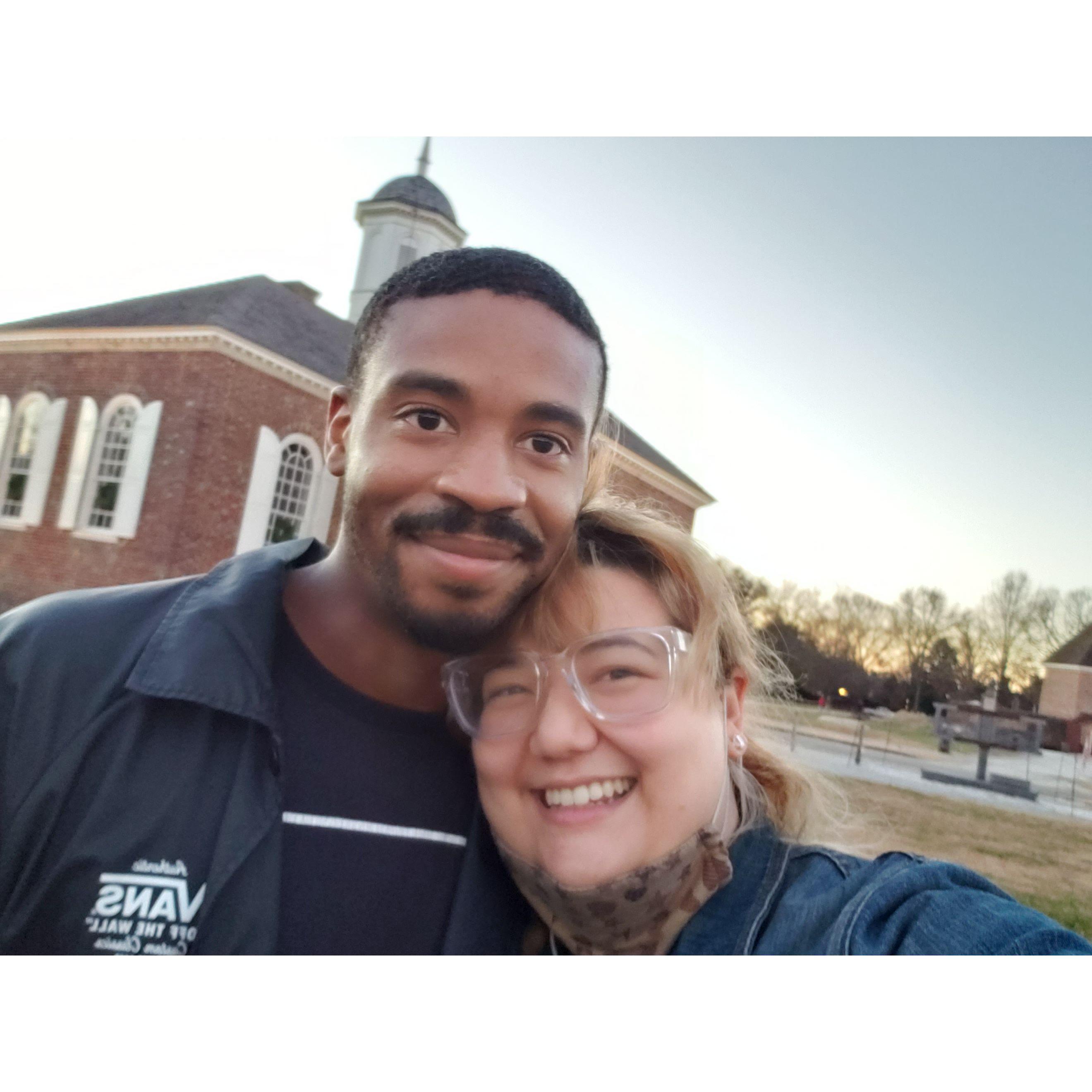 One of our first trips to colonial Williamsburg