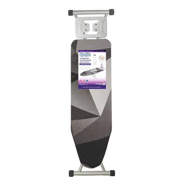 Woolite Collapsible Ironing Board and Scorch Resistant Cover with Iron Rest