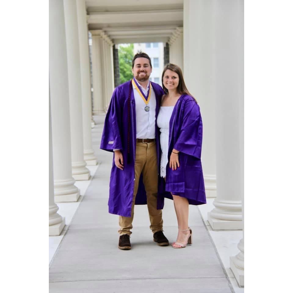 We took college graduation pictures together!