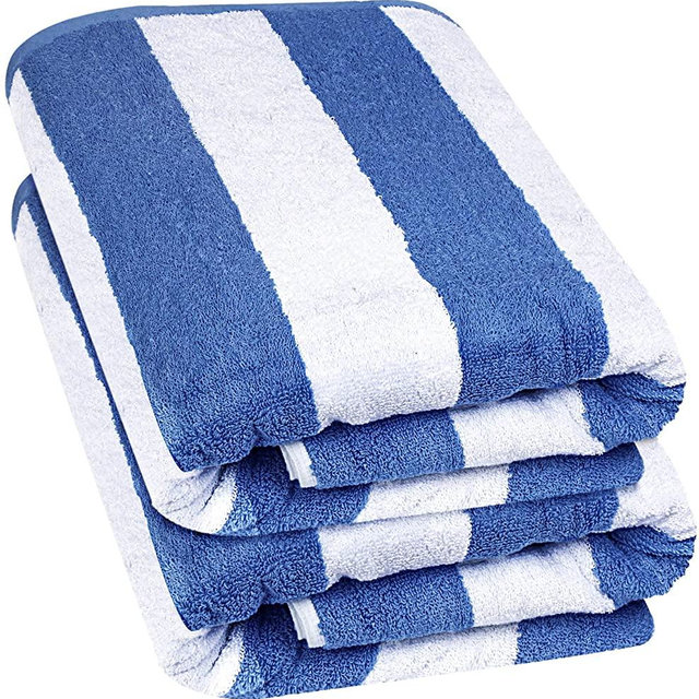 Utopia Towels - Premium Quality Beach Towel 100% Ring Spun Cotton Jumbo Bath Sheet, Blue, 550 GSM Highly Absorbent, Super Soft and Quick Dry Towel (Pack of 2)