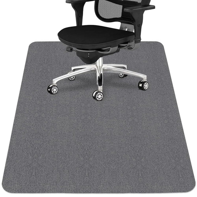 Sycoodeal Office Chair Mat for Hardwood Floor,Office Computer Gaming Chair Mat for Tile Floor,Large Floor Protector Rug,Anti-Slip,Easy to Clean,Grey(48"x60")