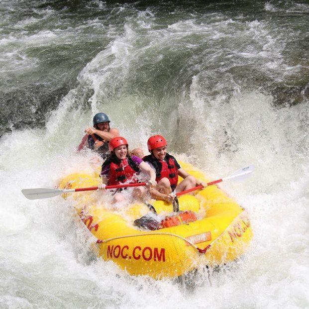 August 2013, Bryson City, NC: 21st birthday whitewater rafting!