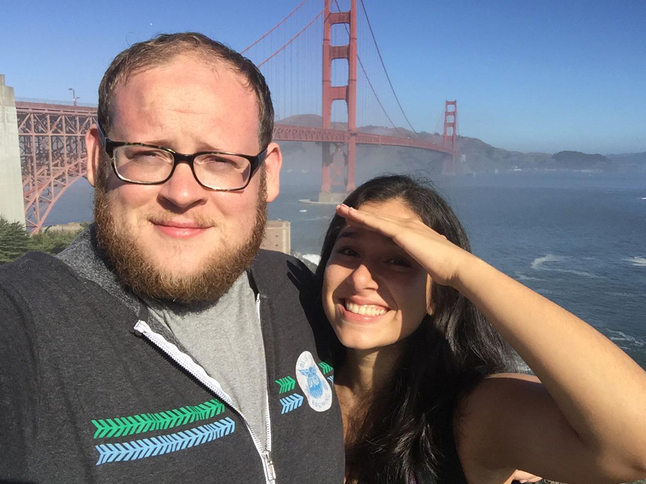 Mandatory tourist selfie