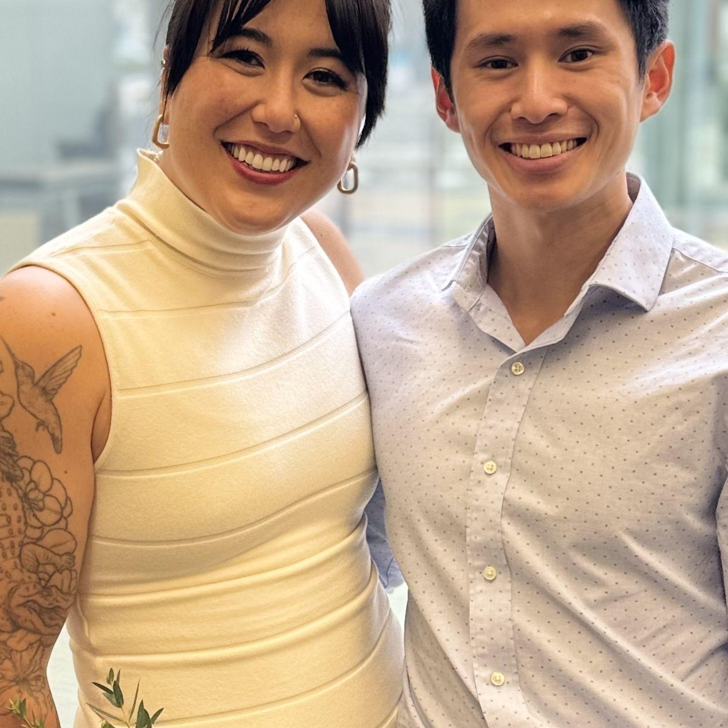 The day we got married!