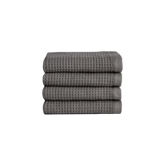 Cozy Earth Waffle Terry Charcoal Washcloths