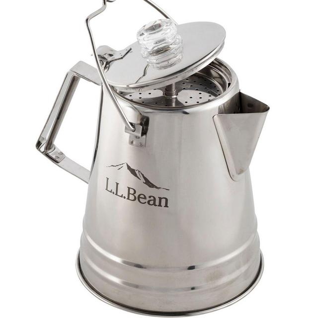 L.L.Bean Stainless-Steel Percolator, 14 Cup