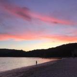 Sunset at Albarquel Beach
