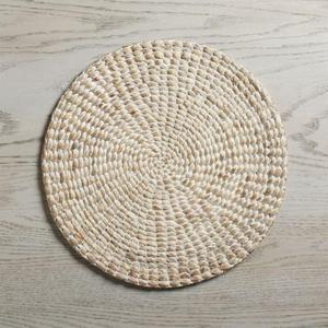 Whitewash Water Hyacinth Round Placemat