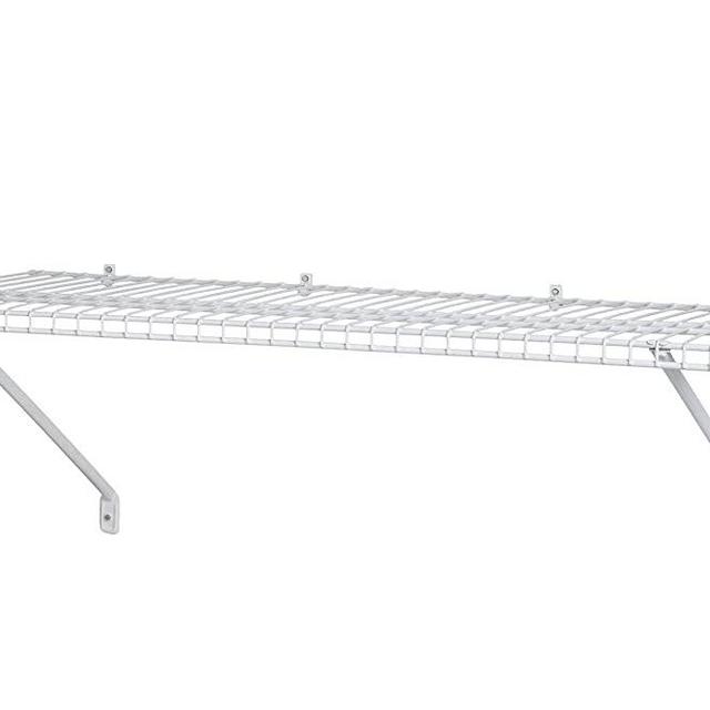 ClosetMaid 1041 Wire Shelf Kit, 4 ft, White