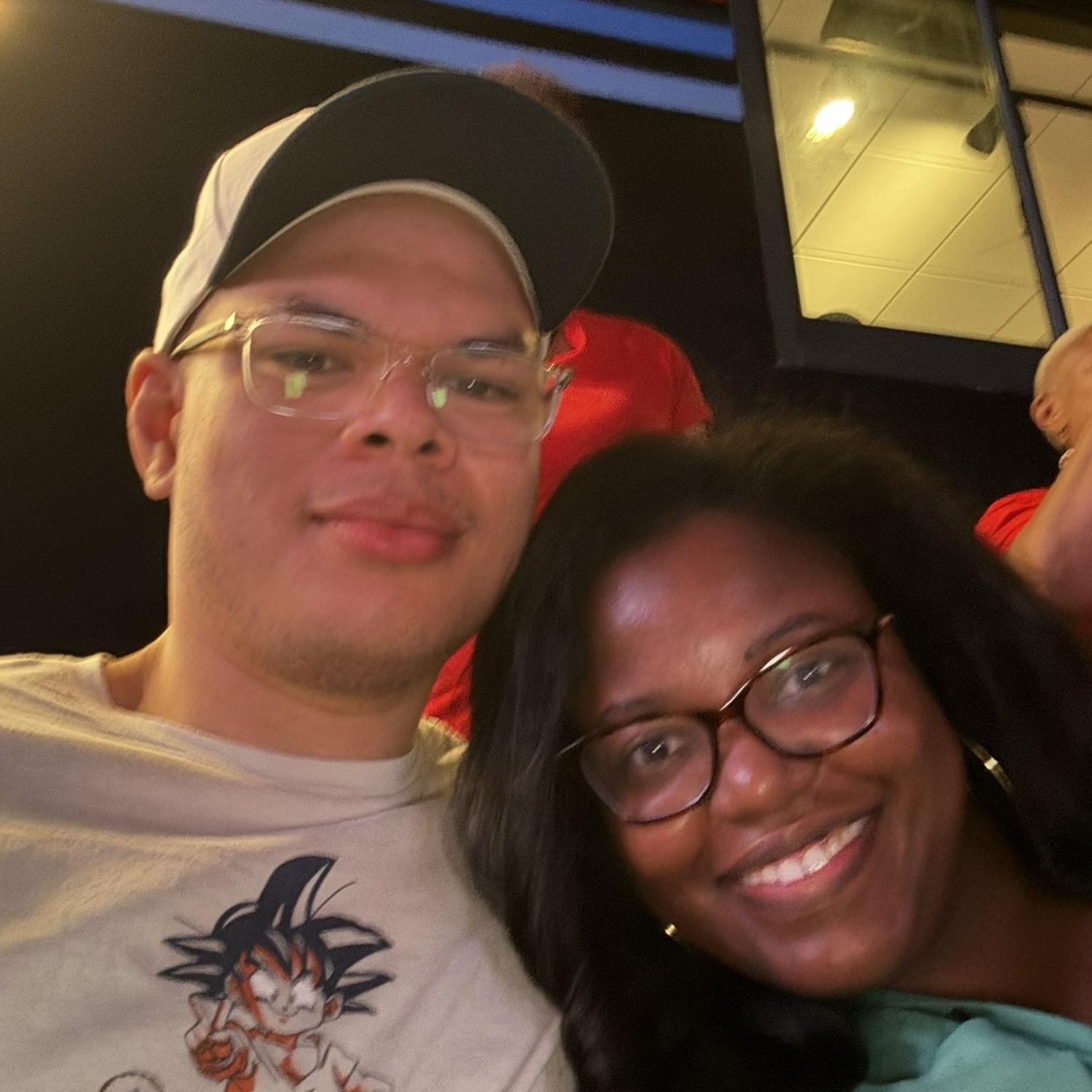 Our first WNBA game together.
