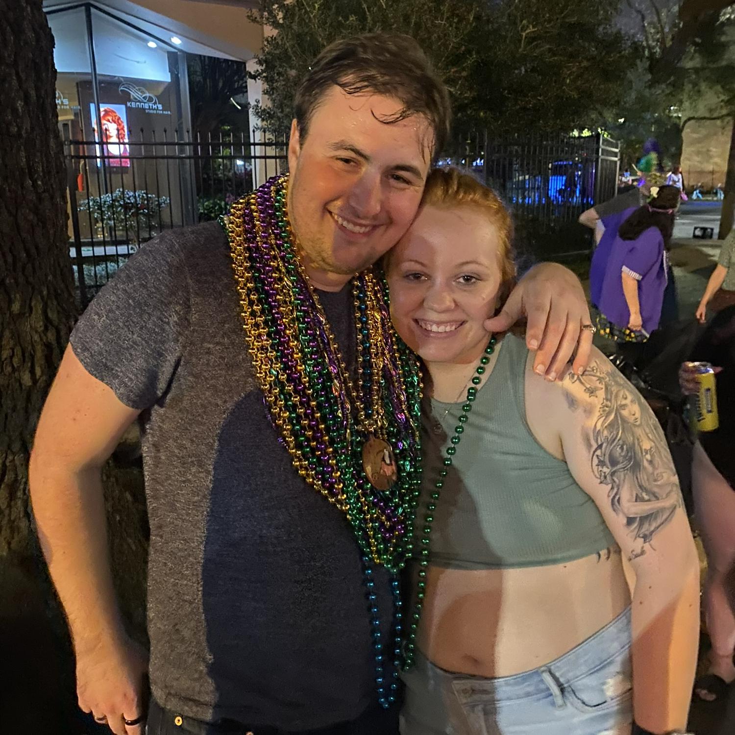 Our first Mardi Gras, luckily our friends a local and helped us figure out where to go. No joke, it’s chaotic at Mardi Gras