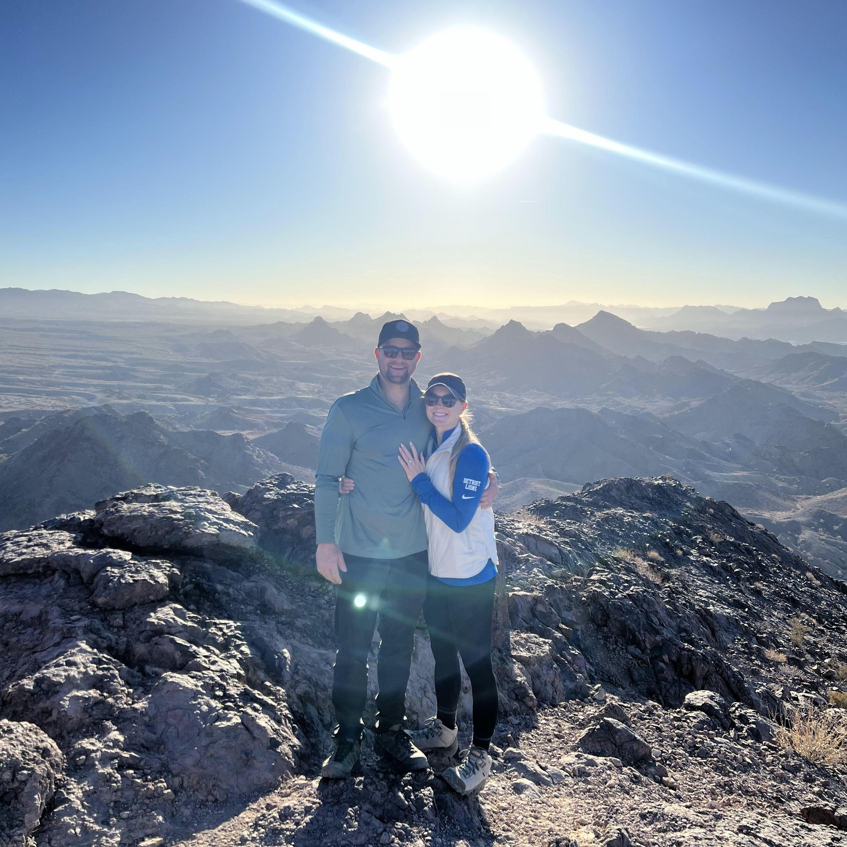 Feeling top of the world with you!