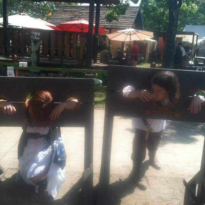 Adam & Christin at Ren Fair