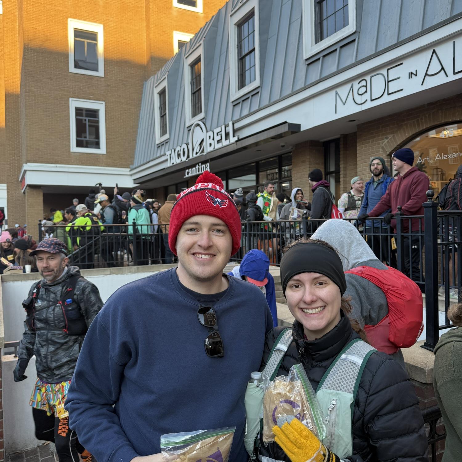 Taco Bell 25K for Bry and 50K for Harrison!